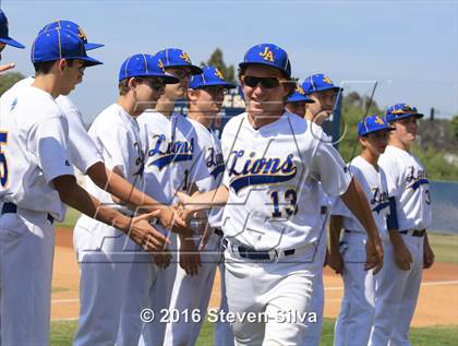 Thumbnail 2 in Hoover vs. San Diego Jewish Academy (CIF SDS D5 Final) photogallery.