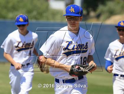 Thumbnail 3 in Hoover vs. San Diego Jewish Academy (CIF SDS D5 Final) photogallery.