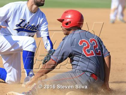 Thumbnail 3 in Hoover vs. San Diego Jewish Academy (CIF SDS D5 Final) photogallery.