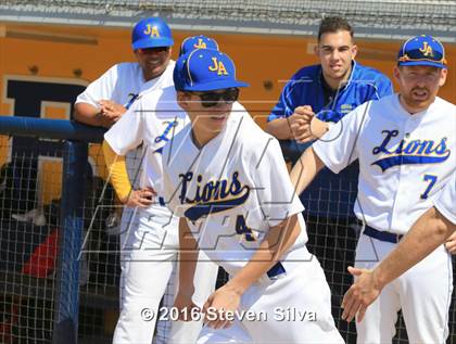 Thumbnail 1 in Hoover vs. San Diego Jewish Academy (CIF SDS D5 Final) photogallery.