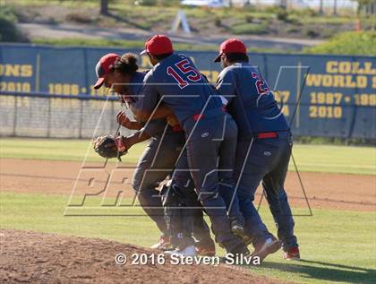Thumbnail 3 in Hoover vs. San Diego Jewish Academy (CIF SDS D5 Final) photogallery.
