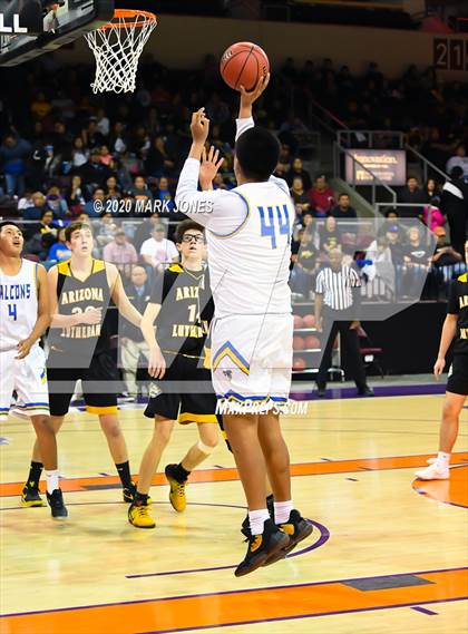 Thumbnail 3 in Arizona Lutheran Academy vs. Alchesay (AIA 2A Quarterfinal) photogallery.