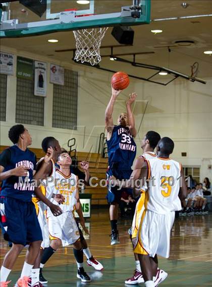 Thumbnail 1 in Leuzinger vs Clovis West (Santa Barbara Holiday Classic) photogallery.