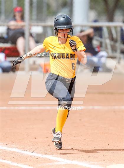 Thumbnail 2 in Saguaro vs. Globe (Chandler Prep Softball Classic)  photogallery.
