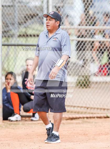 Thumbnail 1 in Saguaro vs. Globe (Chandler Prep Softball Classic)  photogallery.