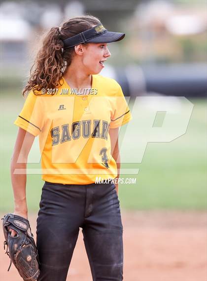 Thumbnail 3 in Saguaro vs. Globe (Chandler Prep Softball Classic)  photogallery.