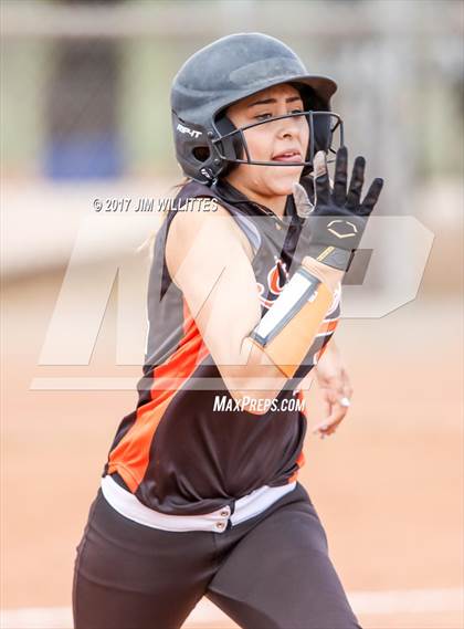 Thumbnail 2 in Saguaro vs. Globe (Chandler Prep Softball Classic)  photogallery.