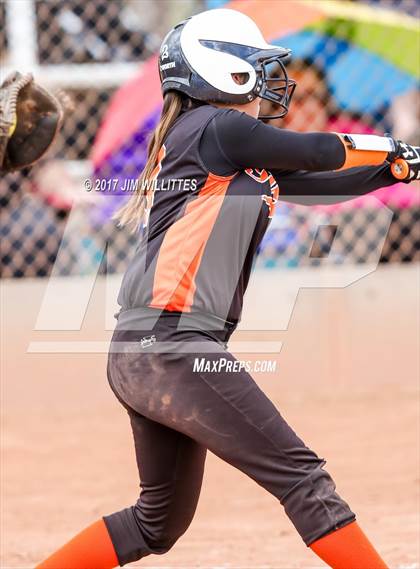 Thumbnail 1 in Saguaro vs. Globe (Chandler Prep Softball Classic)  photogallery.