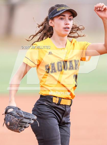 Thumbnail 3 in Saguaro vs. Globe (Chandler Prep Softball Classic)  photogallery.