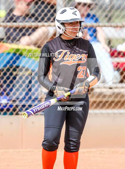 Thumbnail 1 in Saguaro vs. Globe (Chandler Prep Softball Classic)  photogallery.