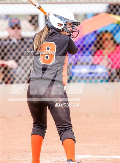 Thumbnail 2 in Saguaro vs. Globe (Chandler Prep Softball Classic)  photogallery.