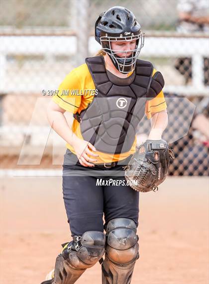 Thumbnail 1 in Saguaro vs. Globe (Chandler Prep Softball Classic)  photogallery.