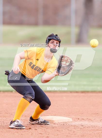 Thumbnail 2 in Saguaro vs. Globe (Chandler Prep Softball Classic)  photogallery.