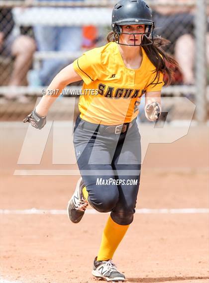 Thumbnail 2 in Saguaro vs. Globe (Chandler Prep Softball Classic)  photogallery.