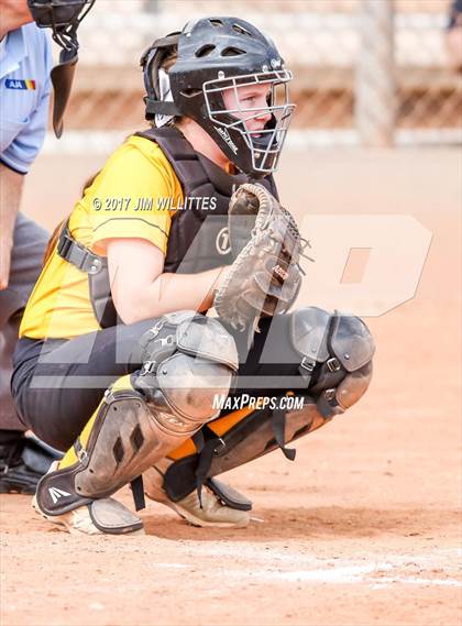 Thumbnail 1 in Saguaro vs. Globe (Chandler Prep Softball Classic)  photogallery.