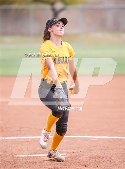 Thumbnail 3 in Saguaro vs. Globe (Chandler Prep Softball Classic)  photogallery.
