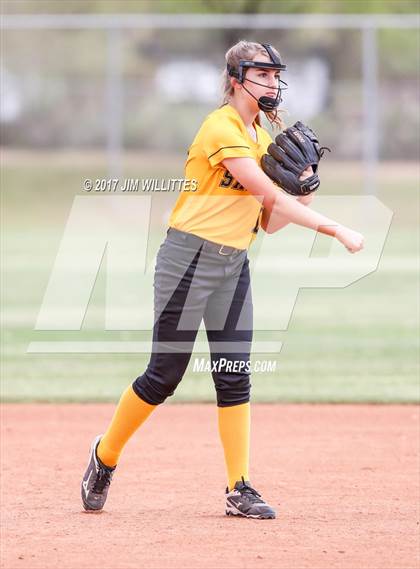 Thumbnail 3 in Saguaro vs. Globe (Chandler Prep Softball Classic)  photogallery.