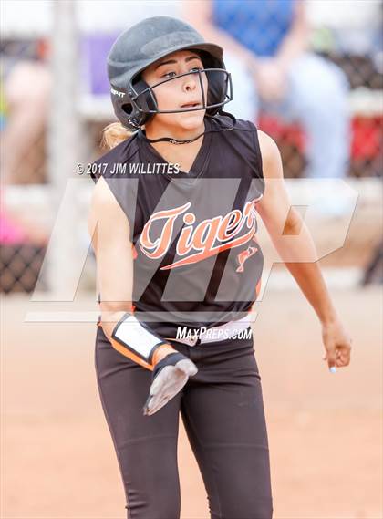 Thumbnail 2 in Saguaro vs. Globe (Chandler Prep Softball Classic)  photogallery.