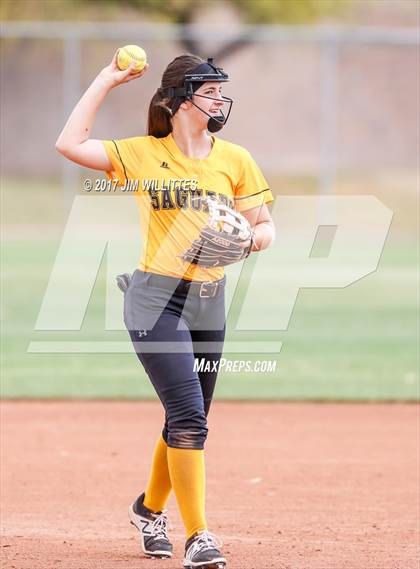 Thumbnail 3 in Saguaro vs. Globe (Chandler Prep Softball Classic)  photogallery.