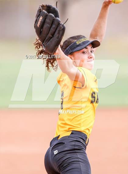Thumbnail 3 in Saguaro vs. Globe (Chandler Prep Softball Classic)  photogallery.