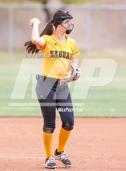 Thumbnail 1 in Saguaro vs. Globe (Chandler Prep Softball Classic)  photogallery.