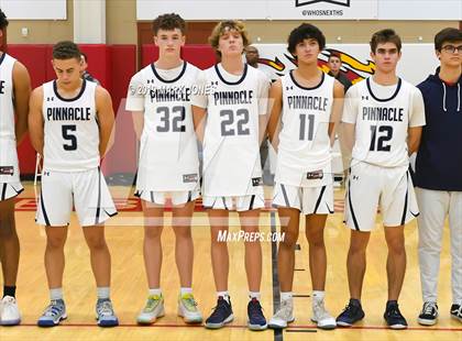 Thumbnail 1 in Pinnacle vs. Albany Academy for Boys (Hoophall West Tournament) photogallery.