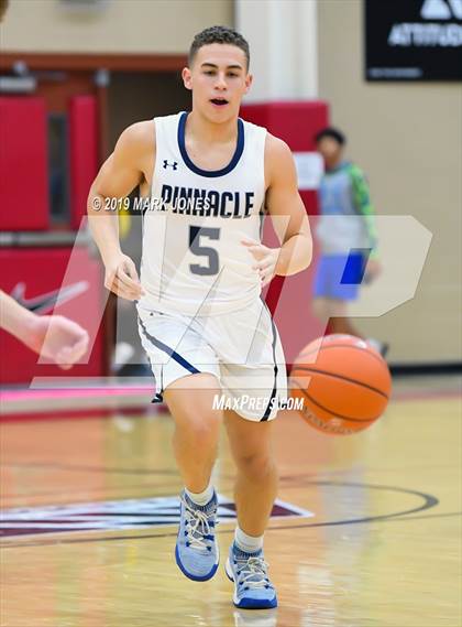 Thumbnail 2 in Pinnacle vs. Albany Academy for Boys (Hoophall West Tournament) photogallery.