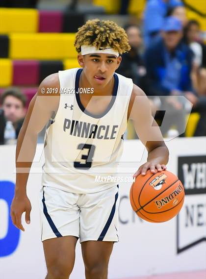 Thumbnail 1 in Pinnacle vs. Albany Academy for Boys (Hoophall West Tournament) photogallery.