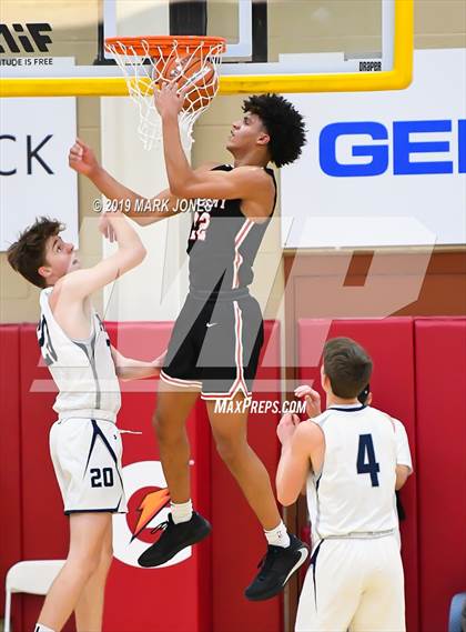 Thumbnail 1 in Pinnacle vs. Albany Academy for Boys (Hoophall West Tournament) photogallery.