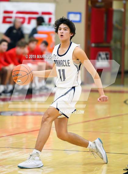 Thumbnail 1 in Pinnacle vs. Albany Academy for Boys (Hoophall West Tournament) photogallery.
