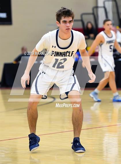 Thumbnail 1 in Pinnacle vs. Albany Academy for Boys (Hoophall West Tournament) photogallery.