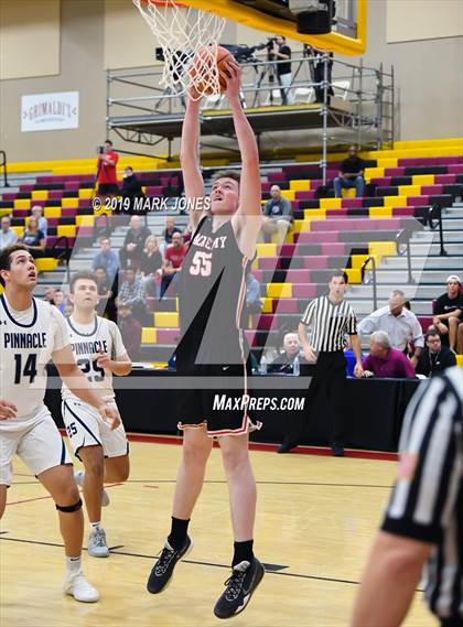 Thumbnail 2 in Pinnacle vs. Albany Academy for Boys (Hoophall West Tournament) photogallery.