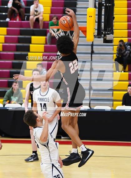 Thumbnail 2 in Pinnacle vs. Albany Academy for Boys (Hoophall West Tournament) photogallery.