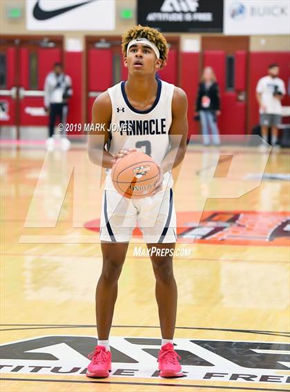 Thumbnail 2 in Pinnacle vs. Albany Academy for Boys (Hoophall West Tournament) photogallery.