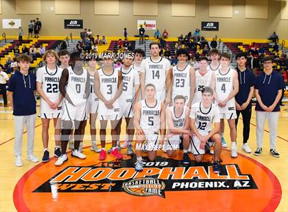 Thumbnail 1 in Pinnacle vs. Albany Academy for Boys (Hoophall West Tournament) photogallery.