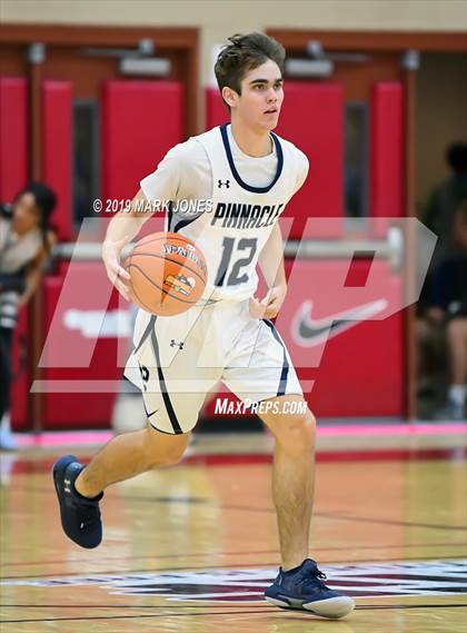 Thumbnail 2 in Pinnacle vs. Albany Academy for Boys (Hoophall West Tournament) photogallery.