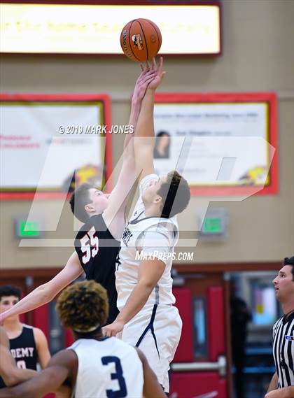 Thumbnail 2 in Pinnacle vs. Albany Academy for Boys (Hoophall West Tournament) photogallery.