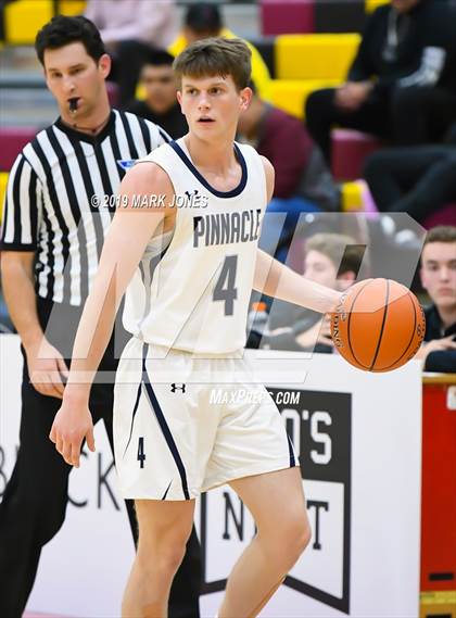 Thumbnail 2 in Pinnacle vs. Albany Academy for Boys (Hoophall West Tournament) photogallery.