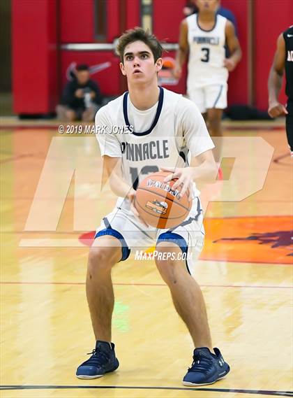 Thumbnail 2 in Pinnacle vs. Albany Academy for Boys (Hoophall West Tournament) photogallery.