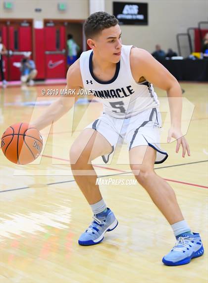 Thumbnail 3 in Pinnacle vs. Albany Academy for Boys (Hoophall West Tournament) photogallery.