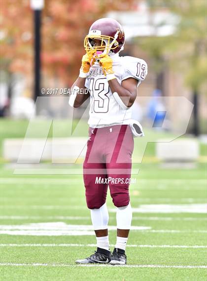 Thumbnail 3 in Solorio @ Back of the Yards College Prep (IHSA Class 5A 1st Round Playoff) photogallery.