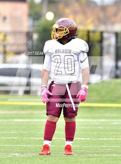 Thumbnail 1 in Solorio @ Back of the Yards College Prep (IHSA Class 5A 1st Round Playoff) photogallery.