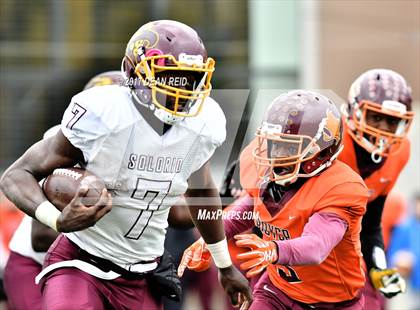 Thumbnail 3 in Solorio @ Back of the Yards College Prep (IHSA Class 5A 1st Round Playoff) photogallery.