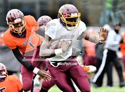 Thumbnail 1 in Solorio @ Back of the Yards College Prep (IHSA Class 5A 1st Round Playoff) photogallery.