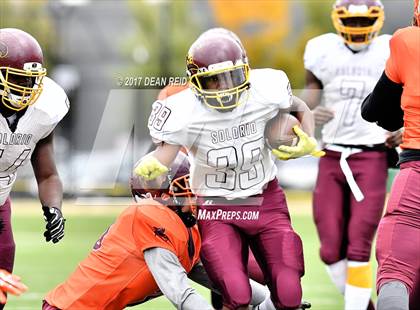 Thumbnail 3 in Solorio @ Back of the Yards College Prep (IHSA Class 5A 1st Round Playoff) photogallery.