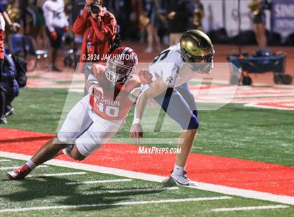 Thumbnail 3 in Snow Canyon @ Crimson Cliffs (UHSAA Class 4A Football Second Round) photogallery.