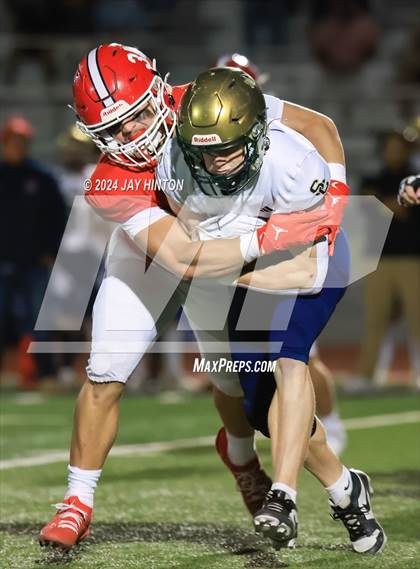 Thumbnail 1 in Snow Canyon @ Crimson Cliffs (UHSAA Class 4A Football Second Round) photogallery.