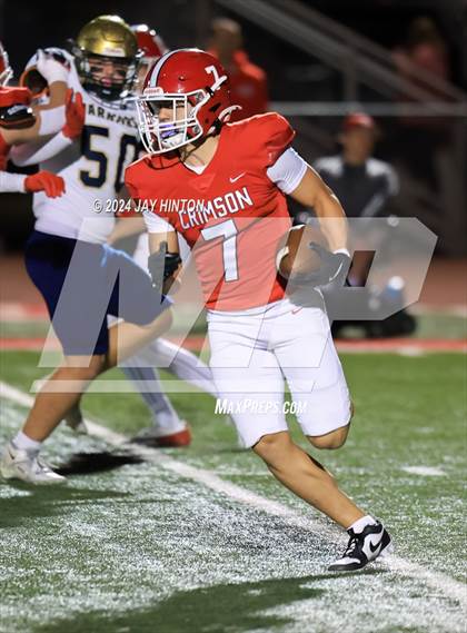 Thumbnail 2 in Snow Canyon @ Crimson Cliffs (UHSAA Class 4A Football Second Round) photogallery.