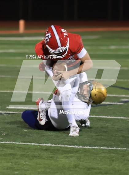 Thumbnail 2 in Snow Canyon @ Crimson Cliffs (UHSAA Class 4A Football Second Round) photogallery.