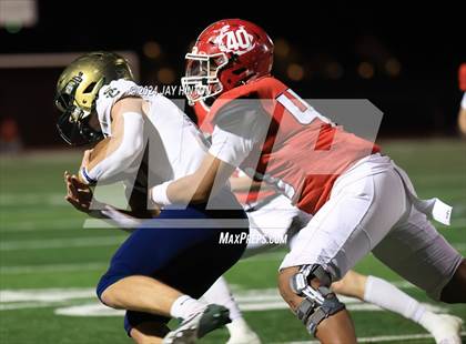 Thumbnail 3 in Snow Canyon @ Crimson Cliffs (UHSAA Class 4A Football Second Round) photogallery.
